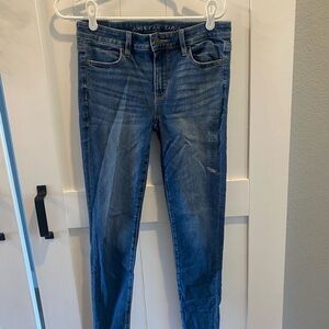 American Eagle Outfitters Women's Deep Indigo Skinny Jeans